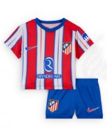 Atletico Madrid Domácí dres pro děti 2024-25 Krátký Rukáv (+ trenýrky)